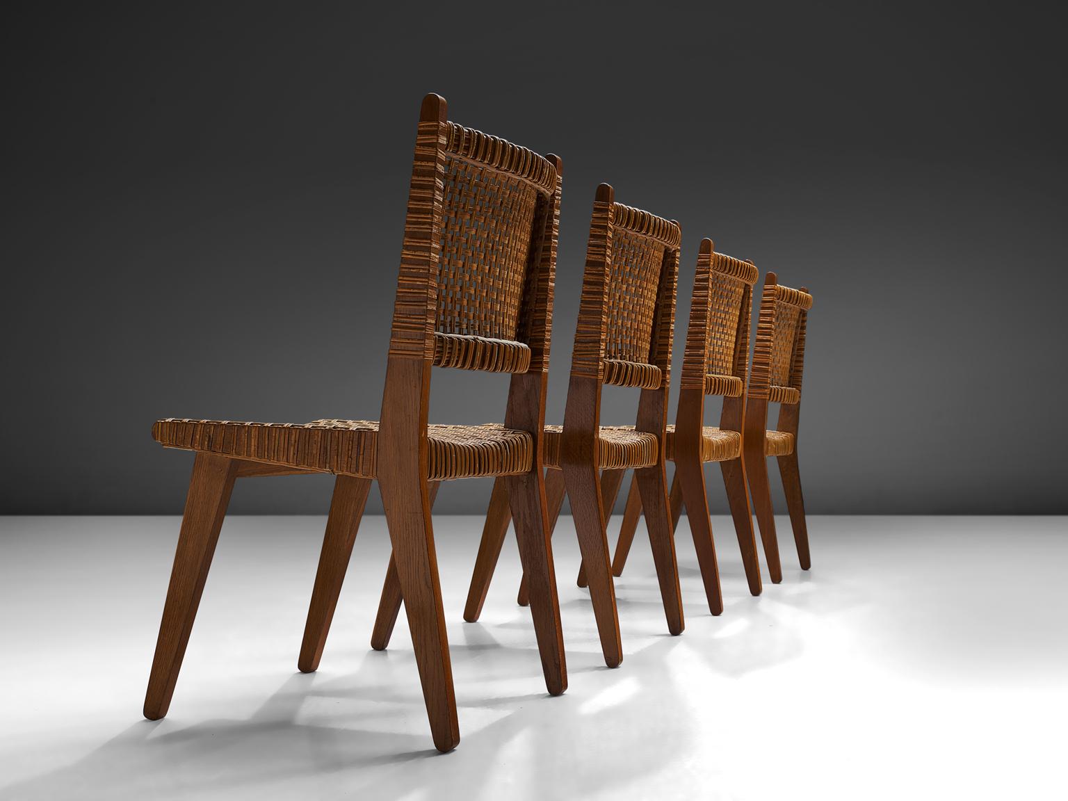 modern wicker dining chairs