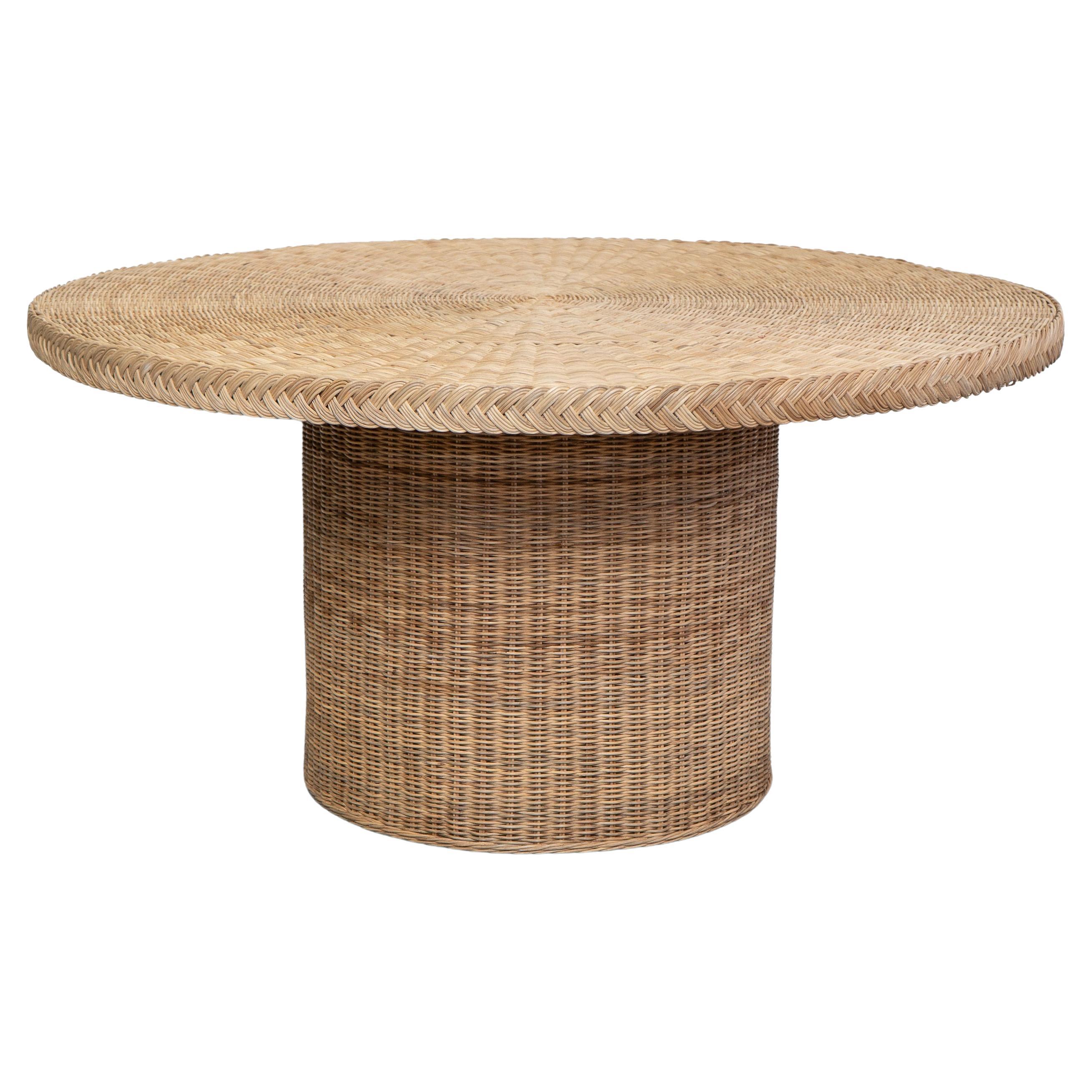 Wicker Dining Table