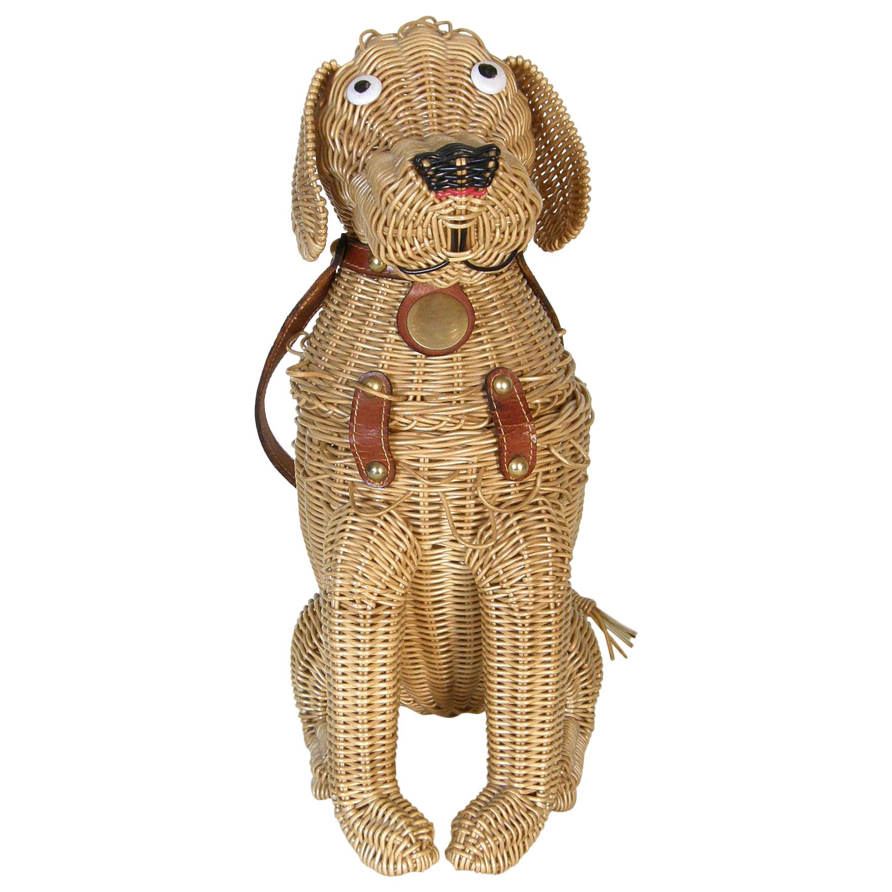 If your apartment doesn't allow pets, consider this ~insanely adorable~  Thom Browne dog purse