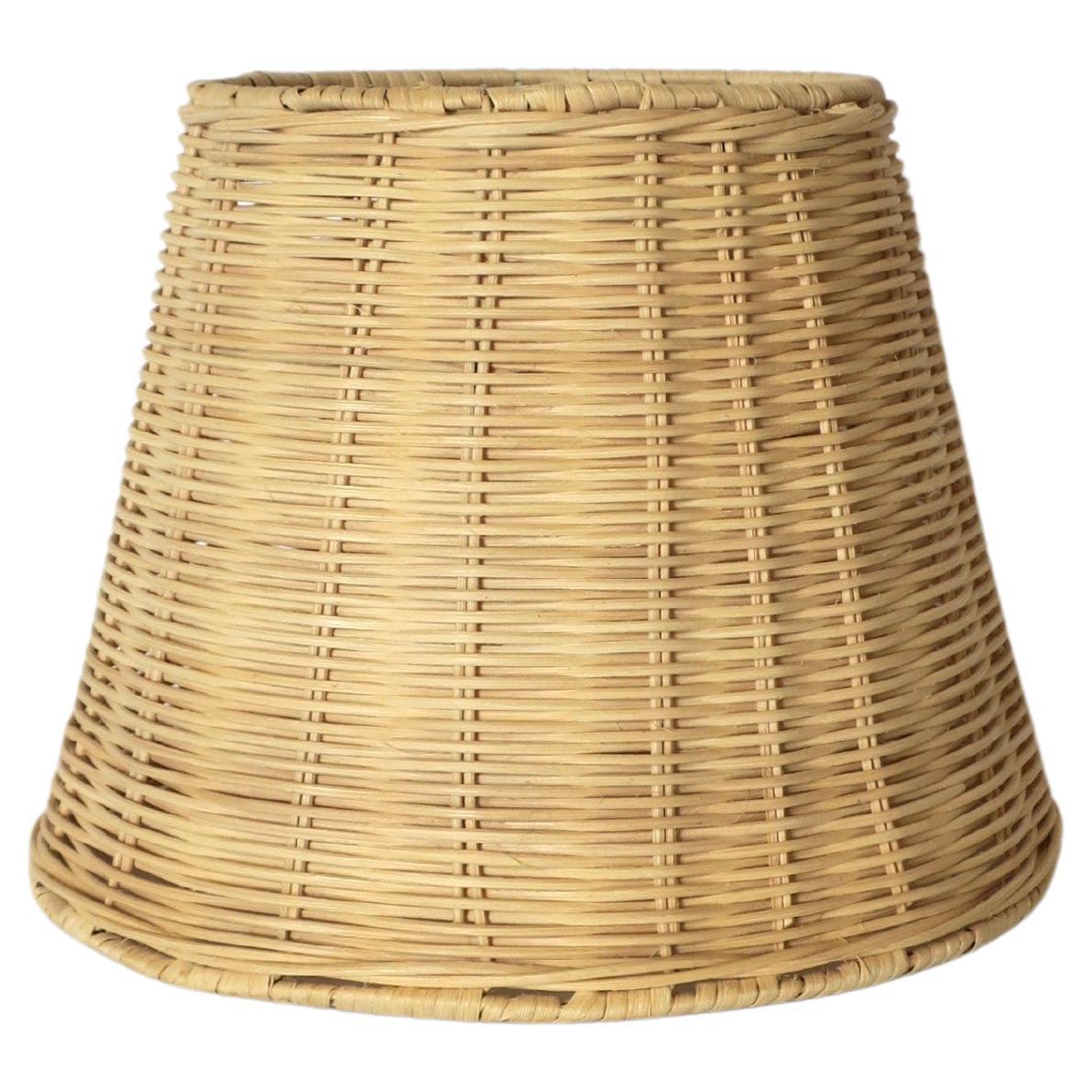 Wicker Lamp Shade For Sale