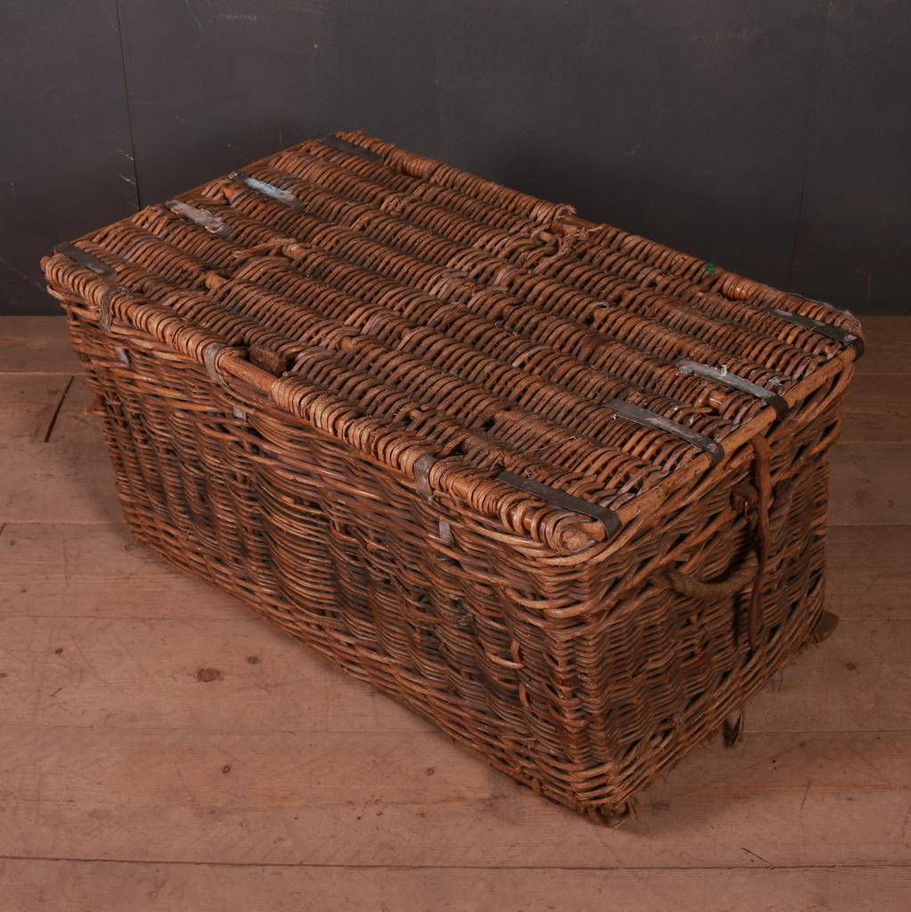 George III Wicker Log Basket
