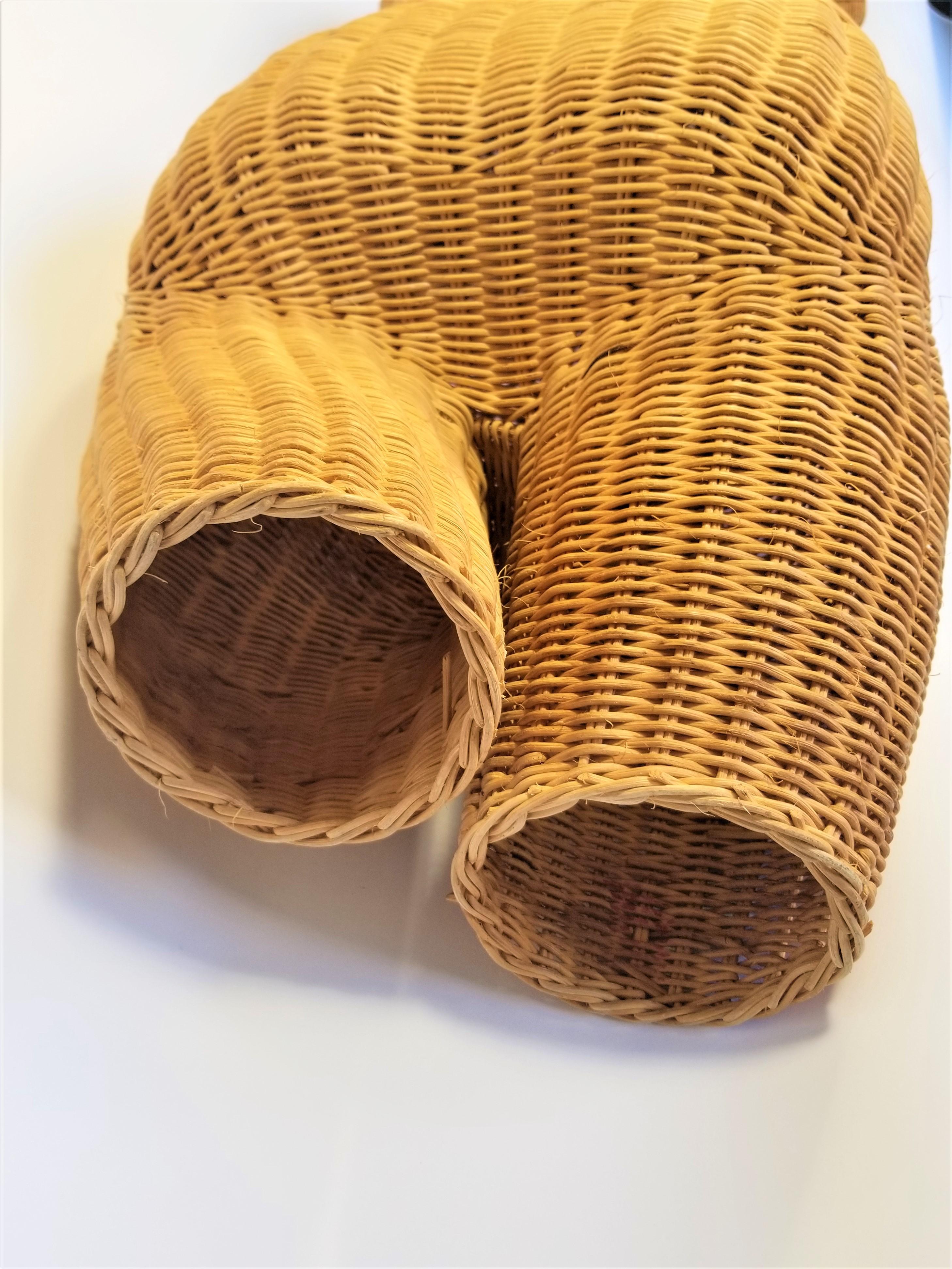 Wicker Mannequin 1960s 1970s Midcentury 3