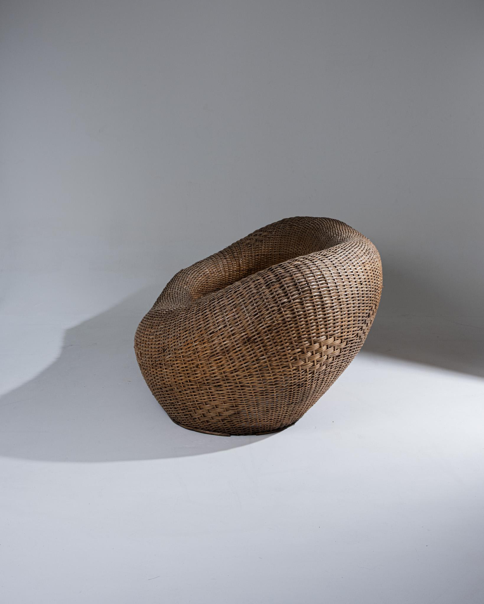 Wicker Outdoor Sofa, 1960s For Sale 2