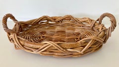 Wicker Oval Breakfast Tray