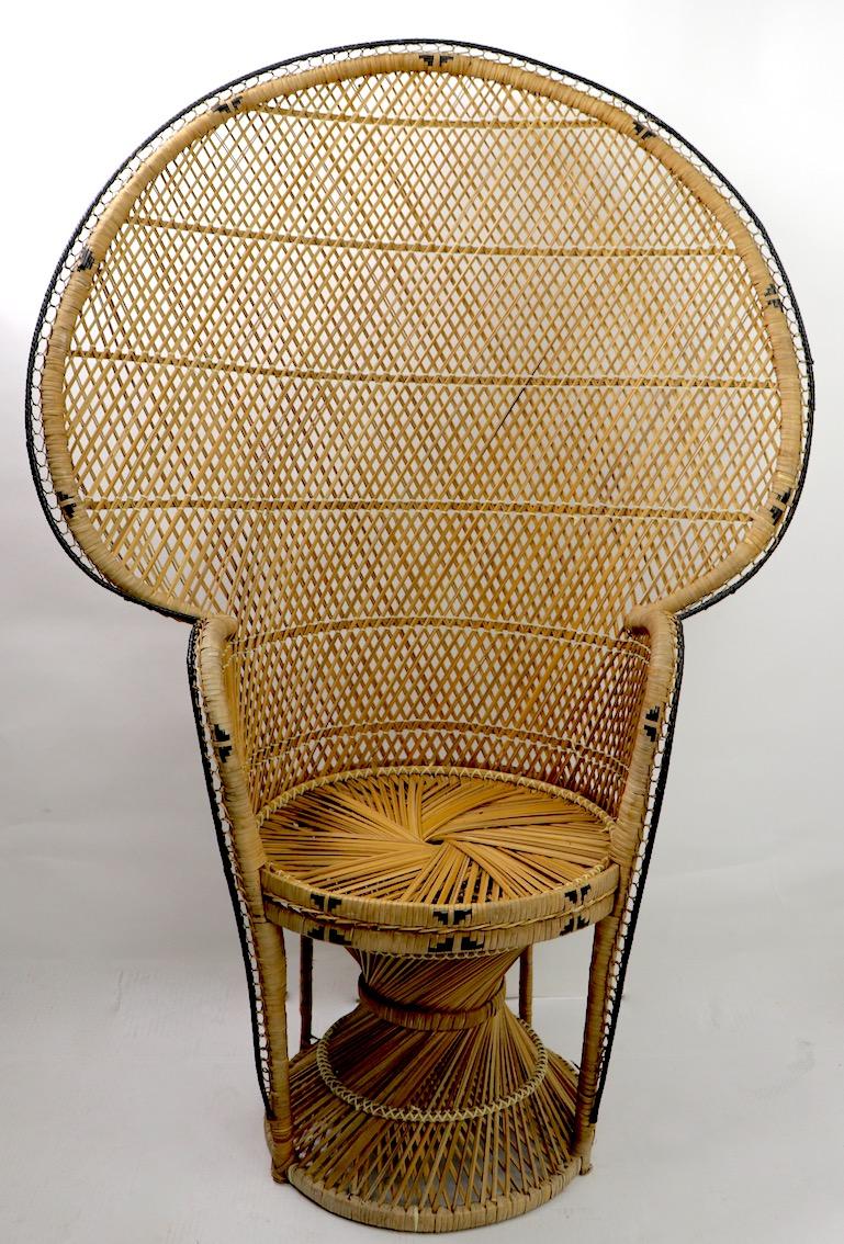 Wicker Peacock Chair 1
