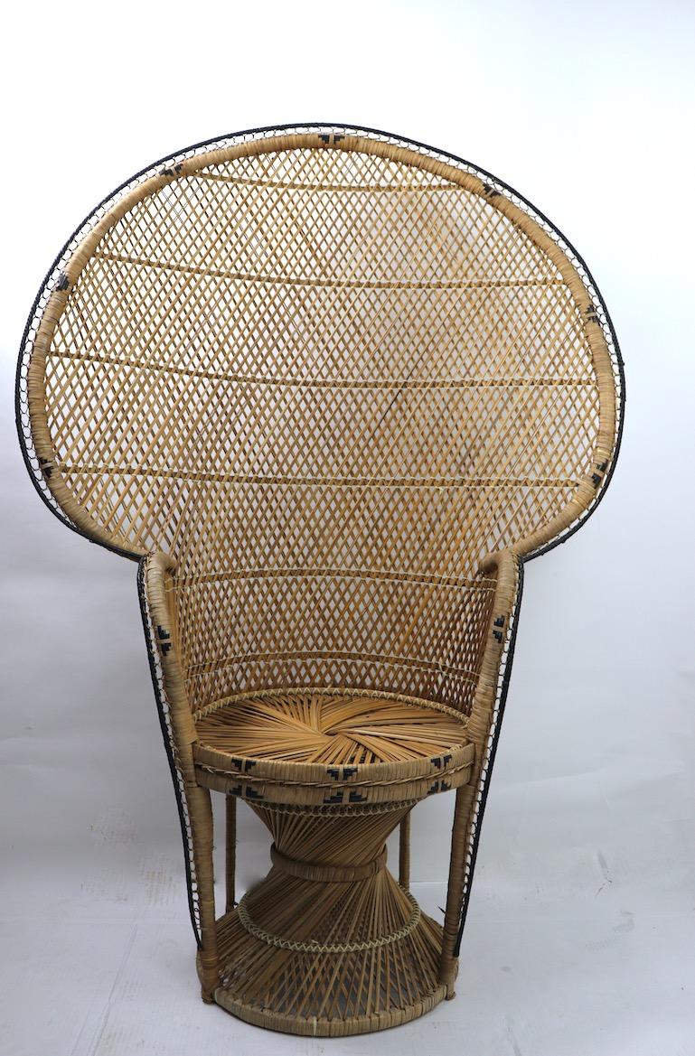 Wicker Peacock Chair 2