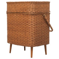 Wicker Picnic Basket 1960s, Holland