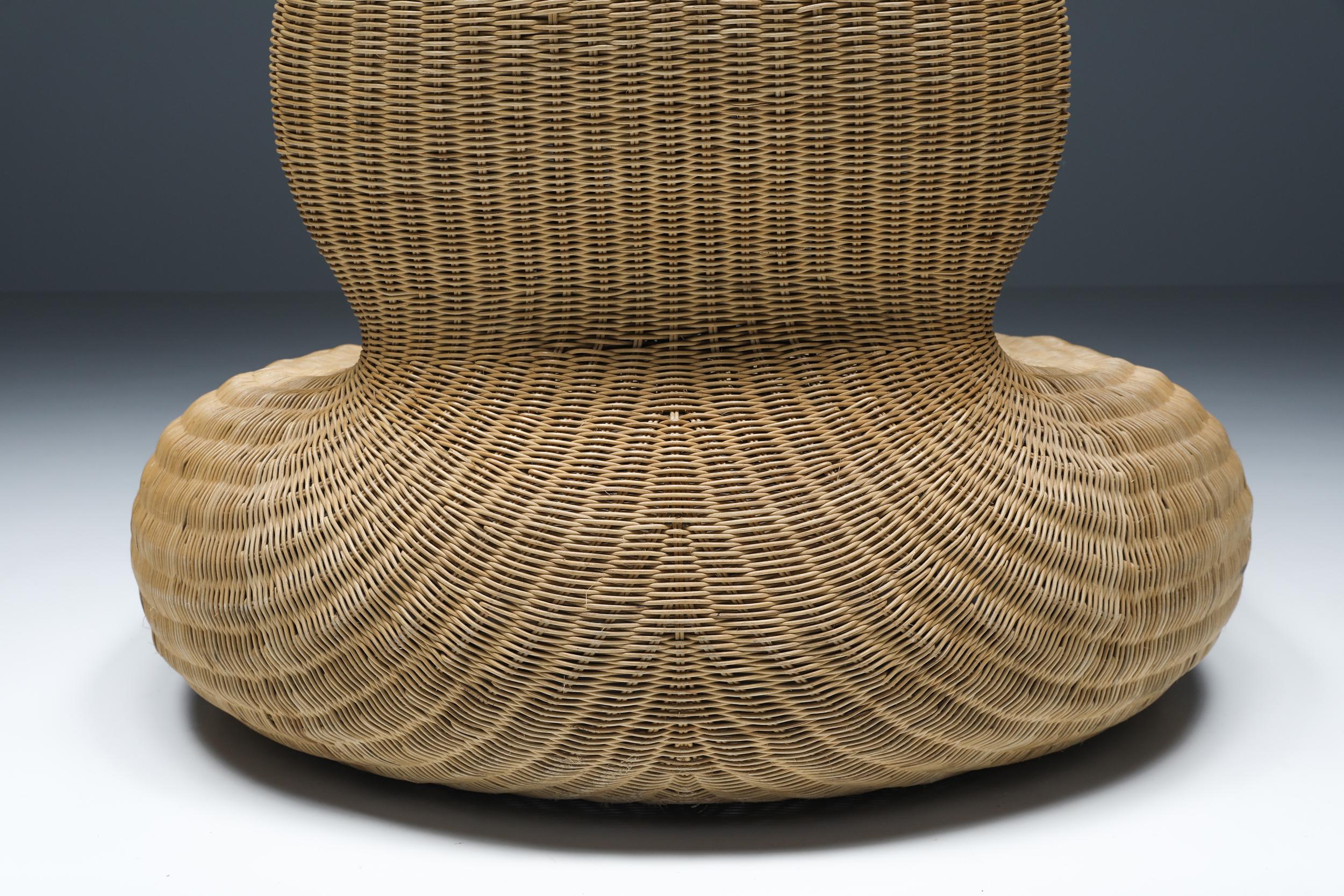 Storvik Rattan-Sessel aus Rohrgeflecht von Carl Öjerstam:: hergestellt von Ikea (Schwedisch)