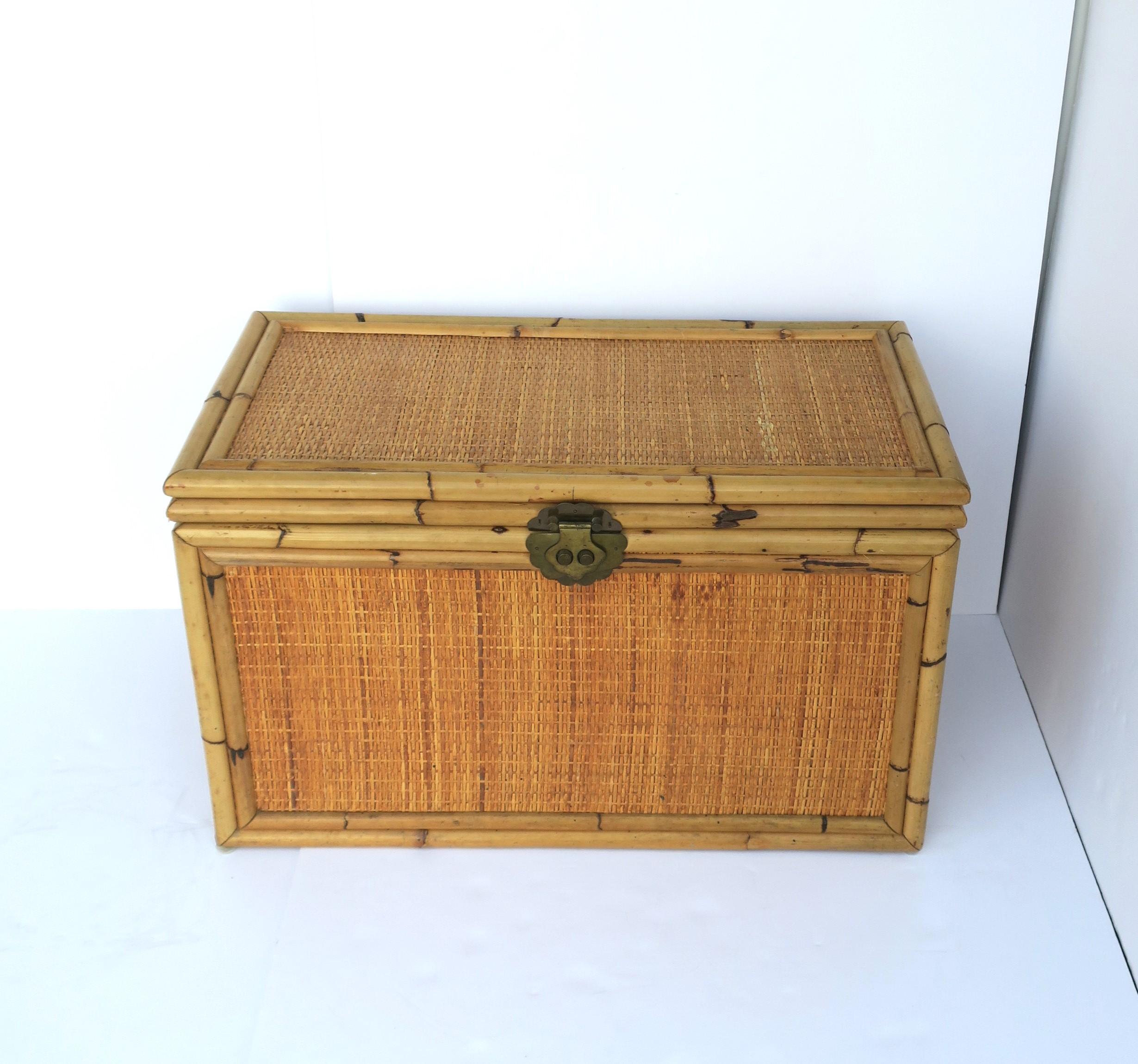 bamboo storage trunk