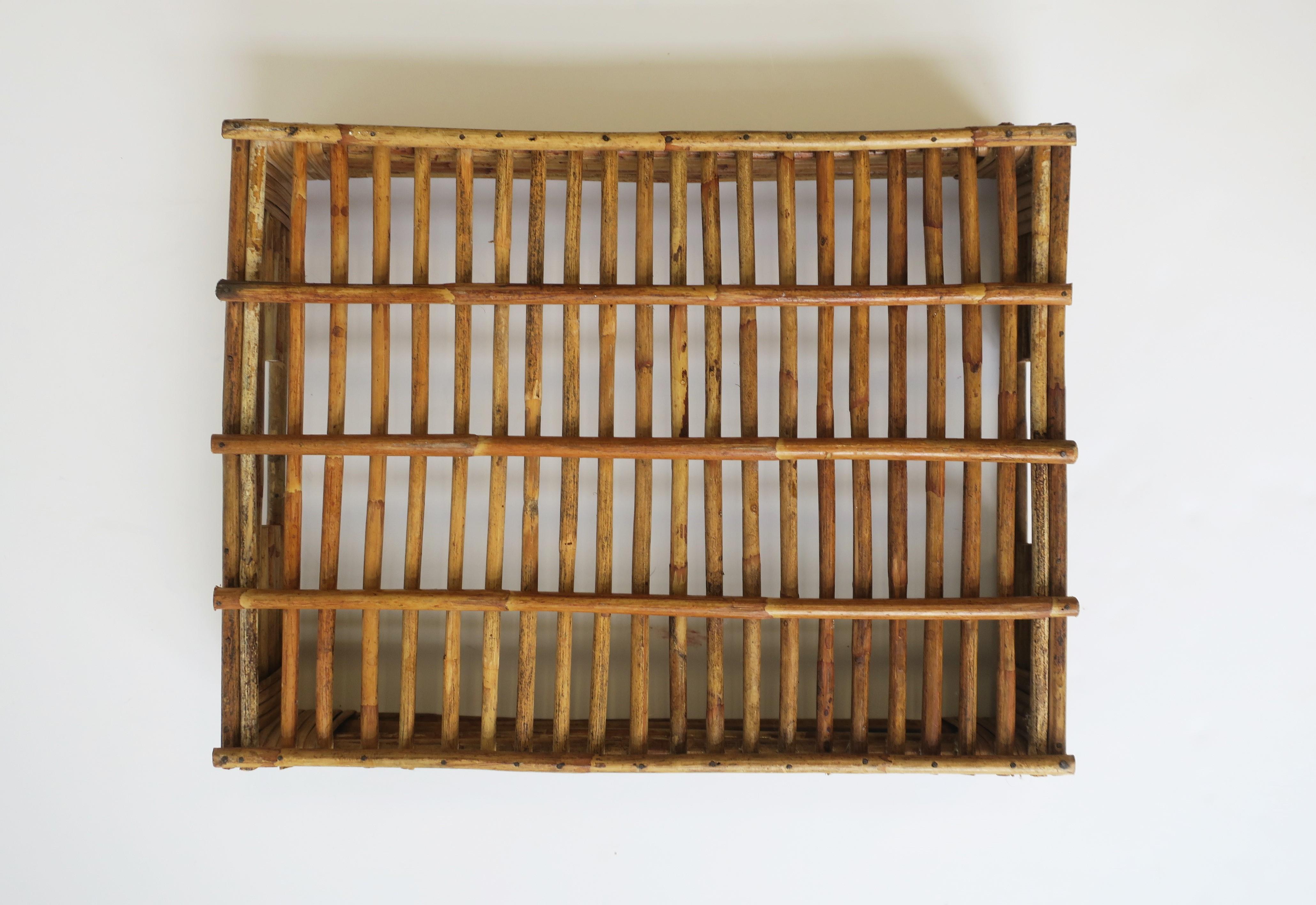 Wicker Reed Tray or Desk Letter Storage Basket Box 14