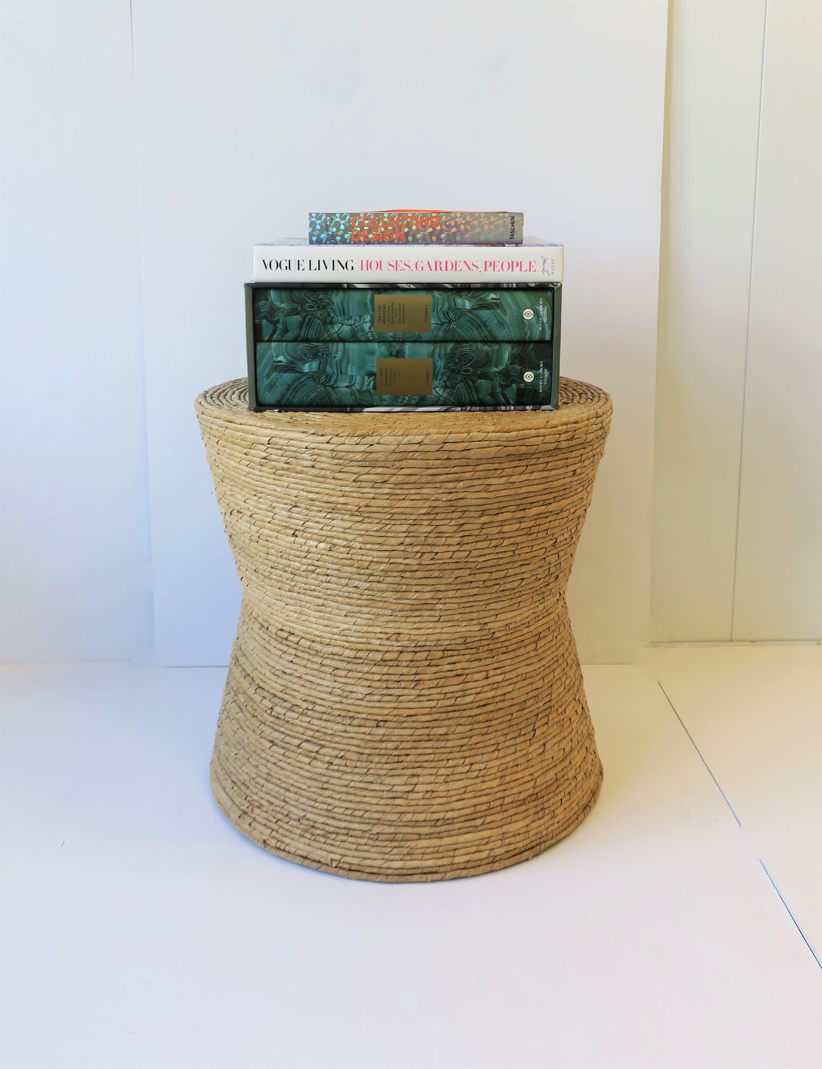 Wicker Round Side or End Table 7