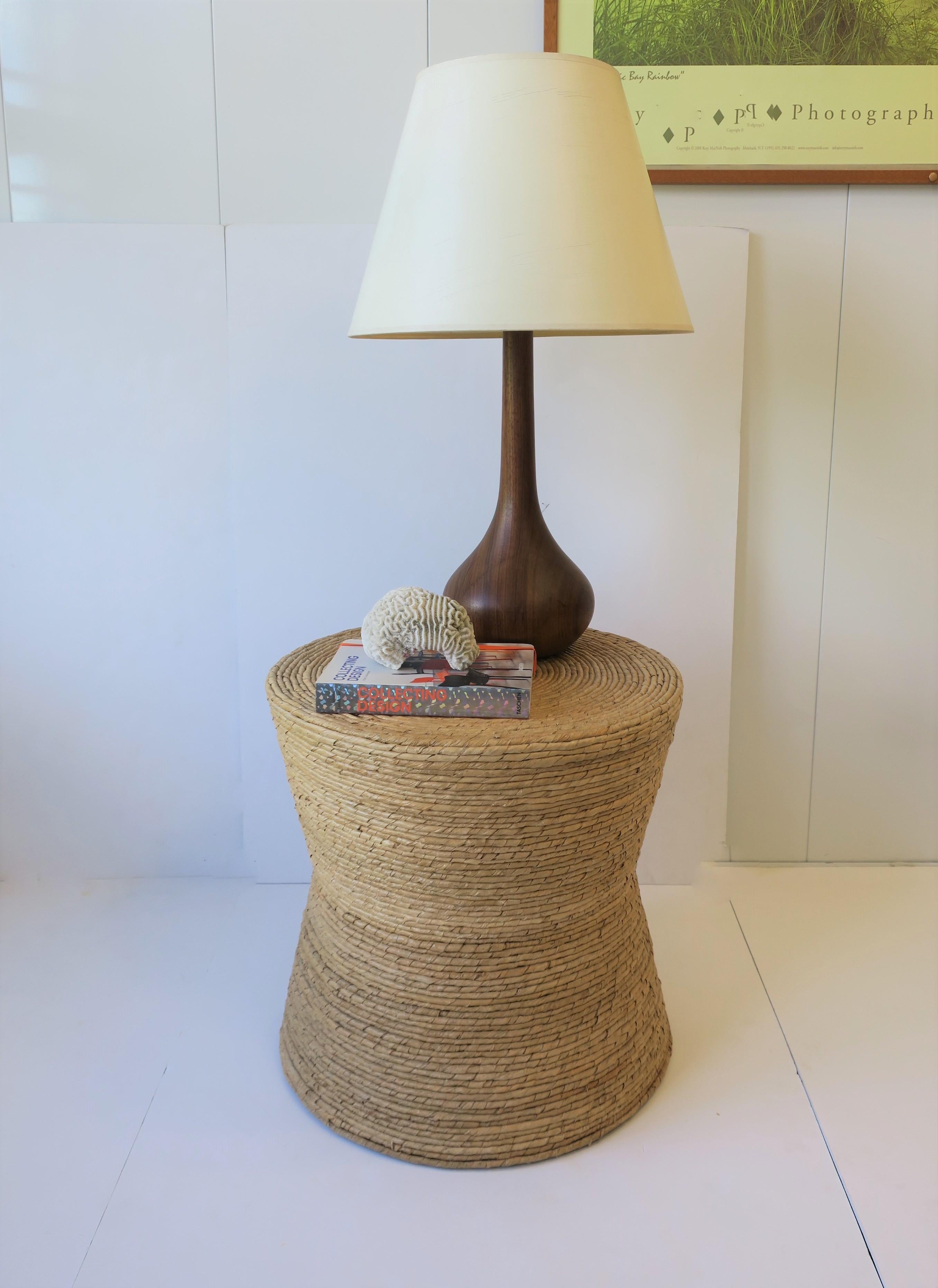 Wicker Round Side or End Table 8