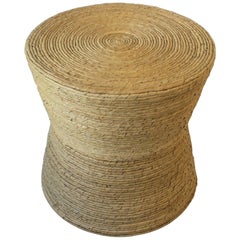 Wicker Round Side or End Table