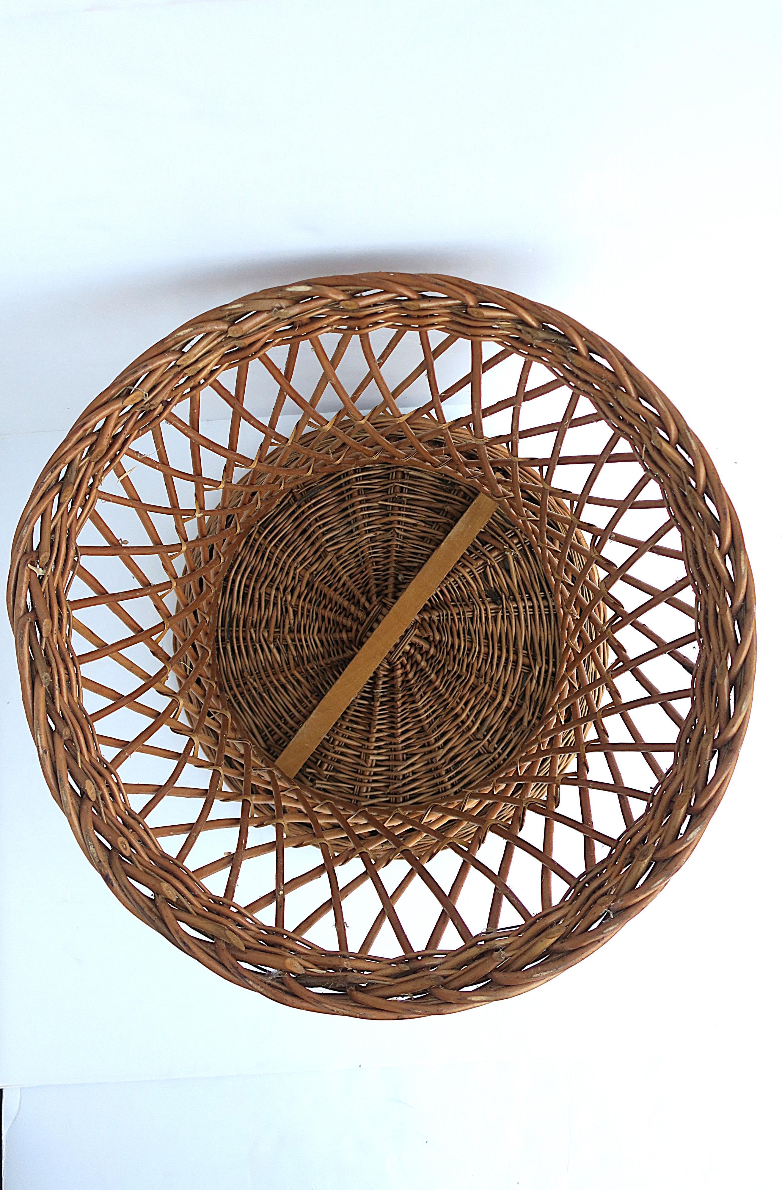 Wicker Side Table For Sale 12
