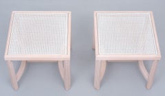Wicker Side Tables 1970s France