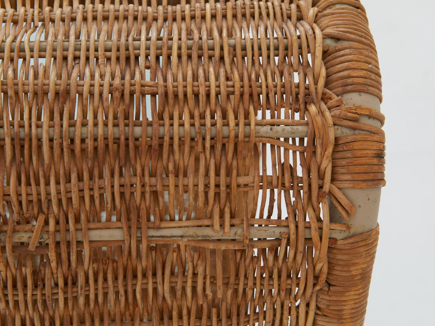 Late 20th Century Wicker Storage, 1970s For Sale