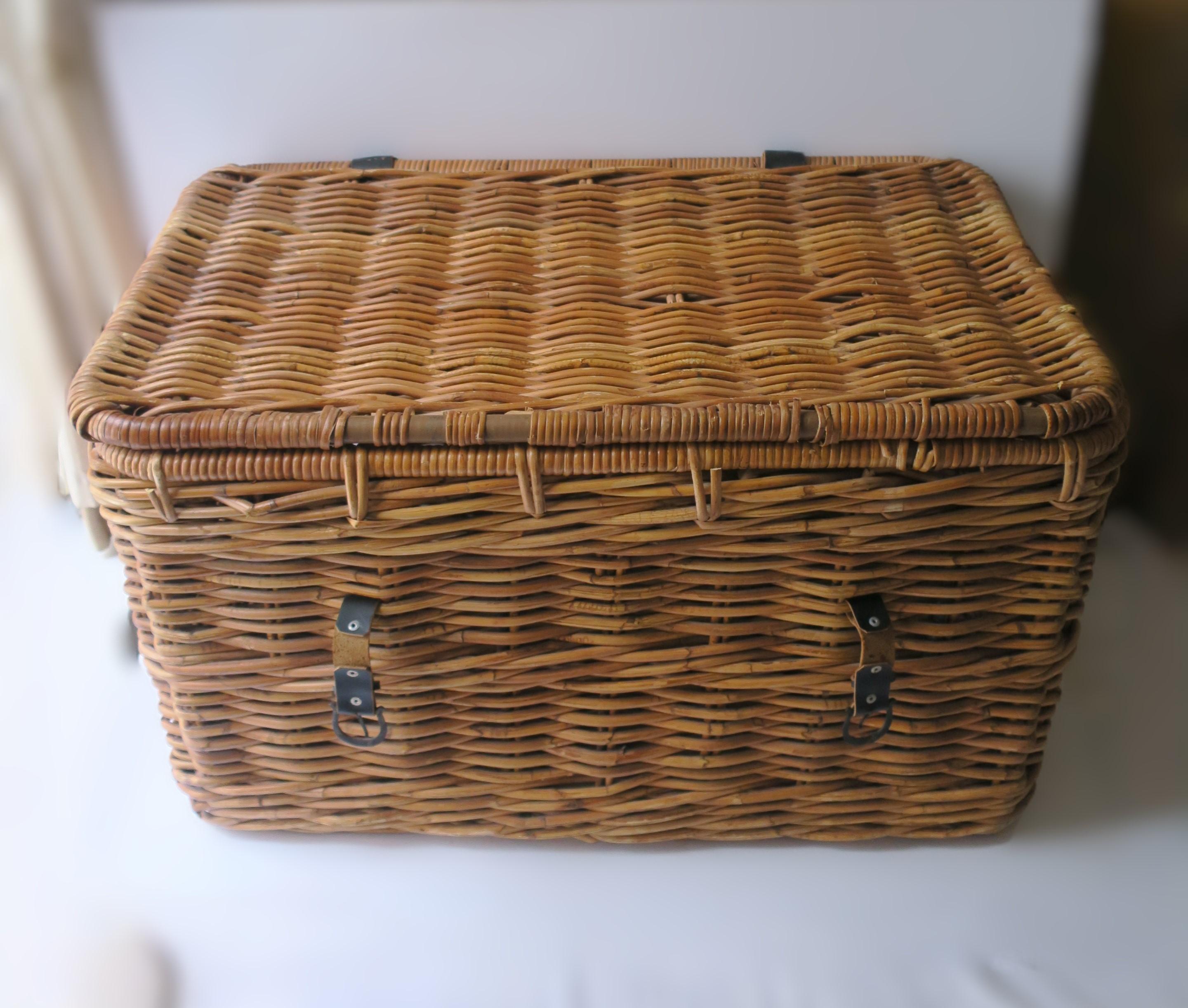 wicker chests for storage