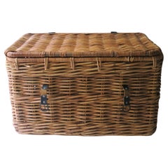 Wicker Storage Trunk