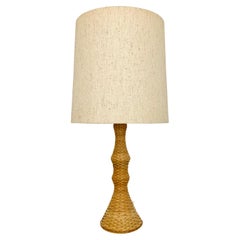 Used Wicker Table Lamp
