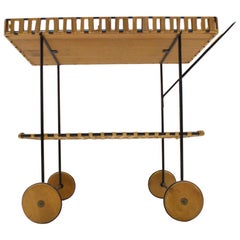 Trolley-Barwagen aus Weide, 1950er Jahre