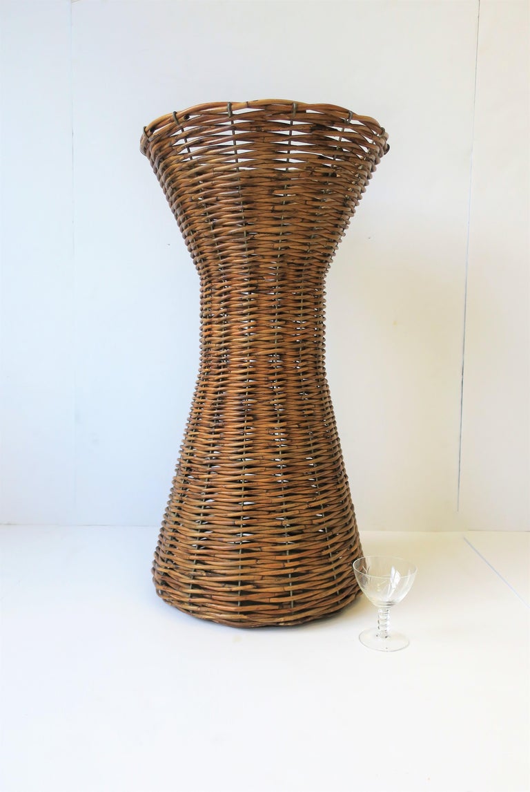 Tall Wicker Vase or Vessel at 1stDibs tall wicker vases, large wicker