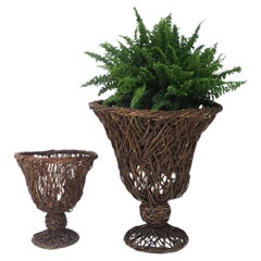 Wicker Vases and Vessels