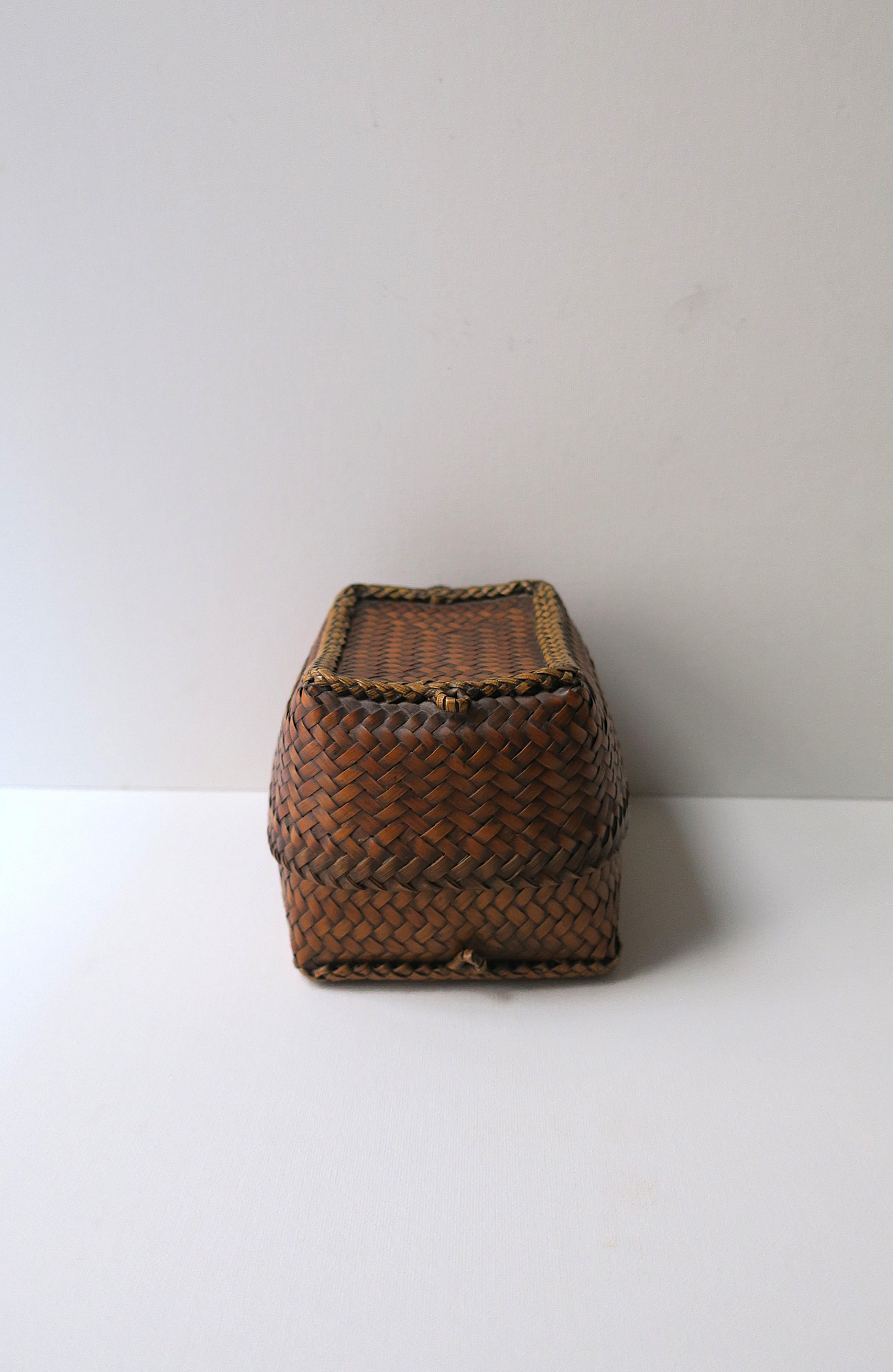 Wicker Vanity Basket Box For Sale 2