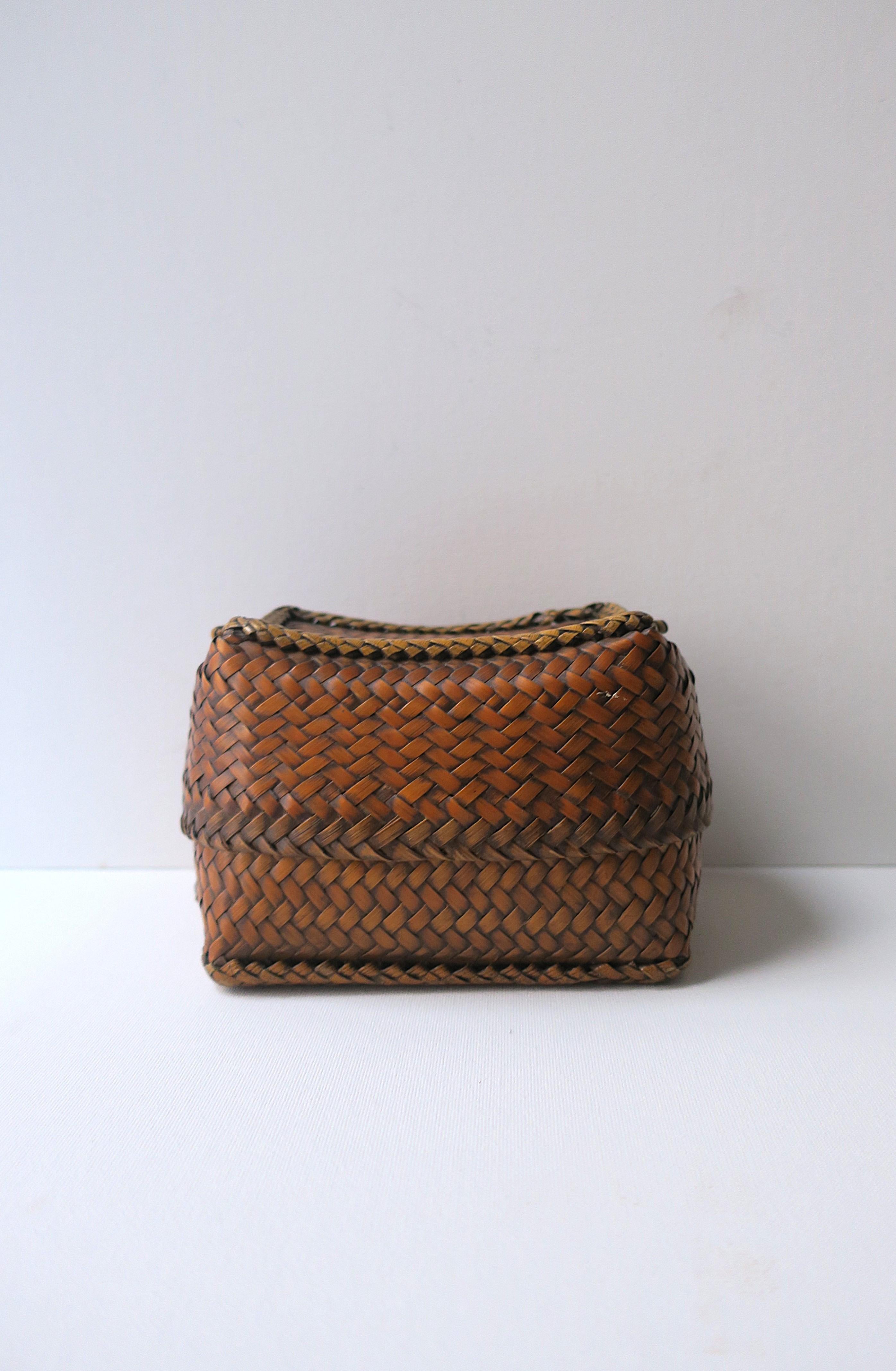 Wicker Vanity Basket Box For Sale 3
