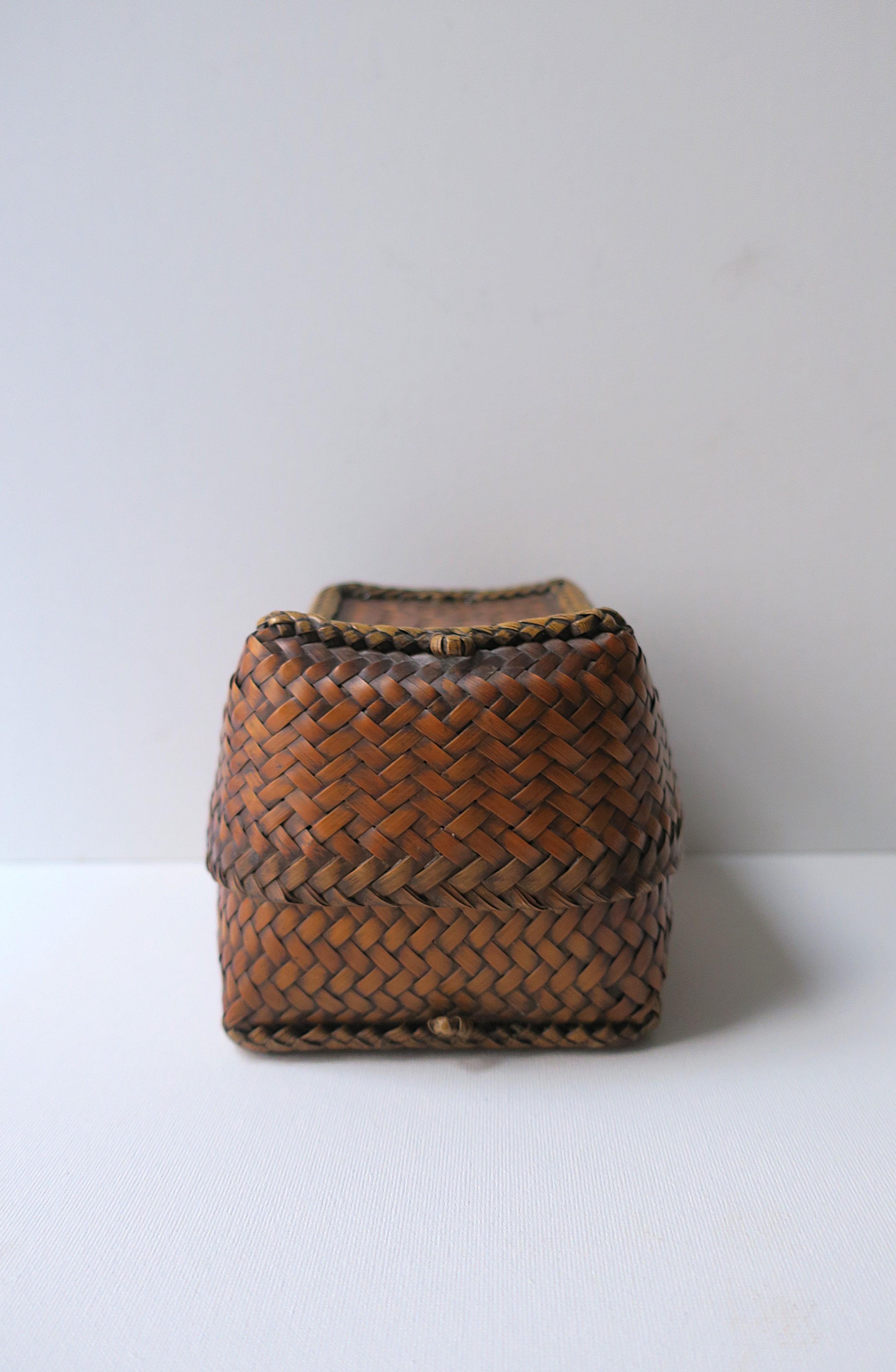 Wicker Vanity Basket Box For Sale 4