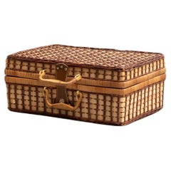 Wicker Vintage Picnic Case, circa 1940