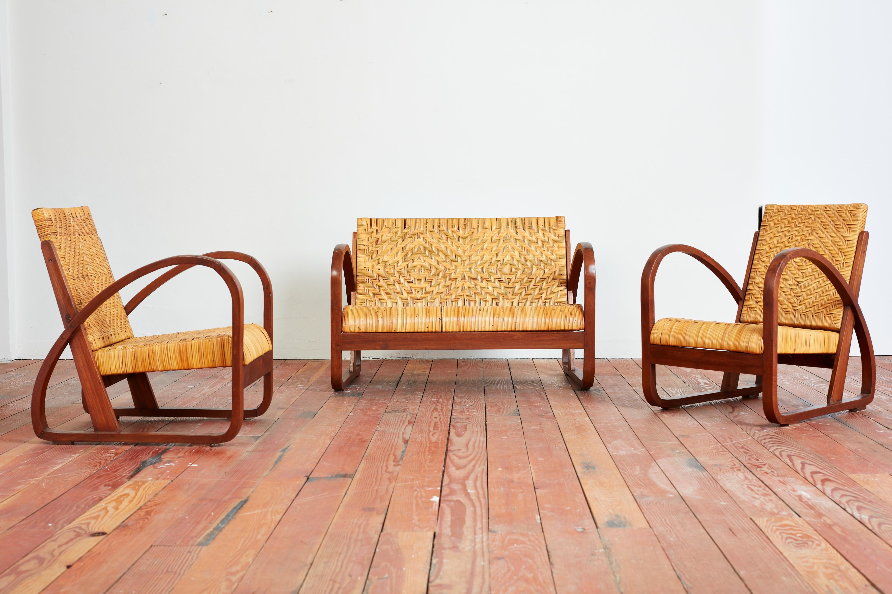 Wicker Wood Chairs 9