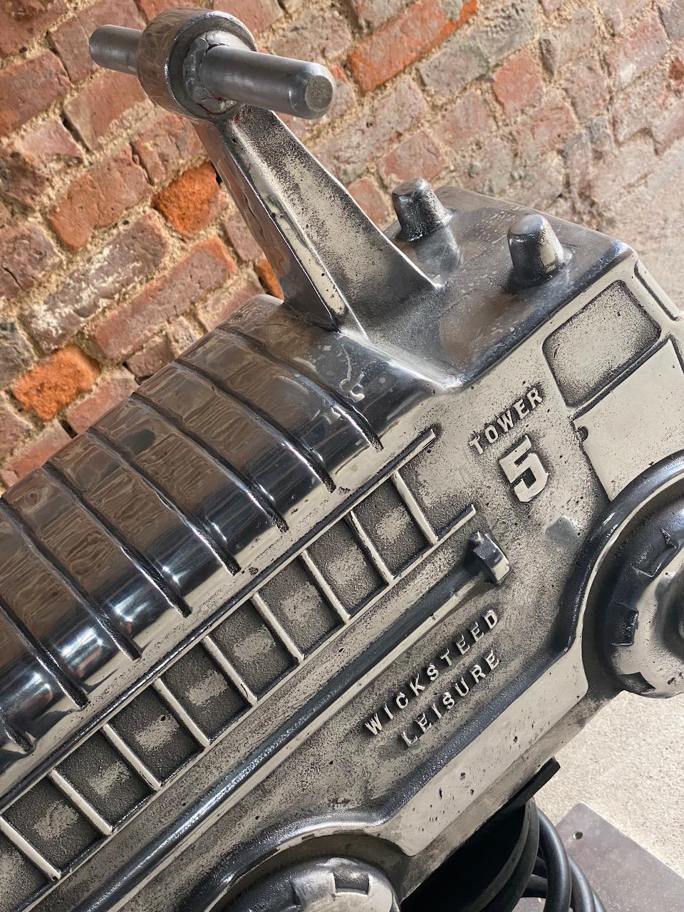 Wicksteed Fire Engine Child’s Fairground Rocker, Circa 1950 2