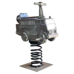 Wicksteed Fire Engine Child’s Fairground Rocker, Circa 1950