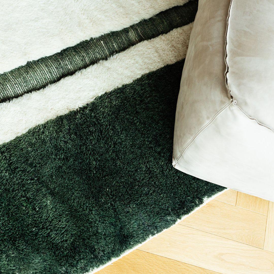 WIDANN Custom Berber Wool Rug Modern Handwoven Large Minimalist Contemporary (Moderne) im Angebot