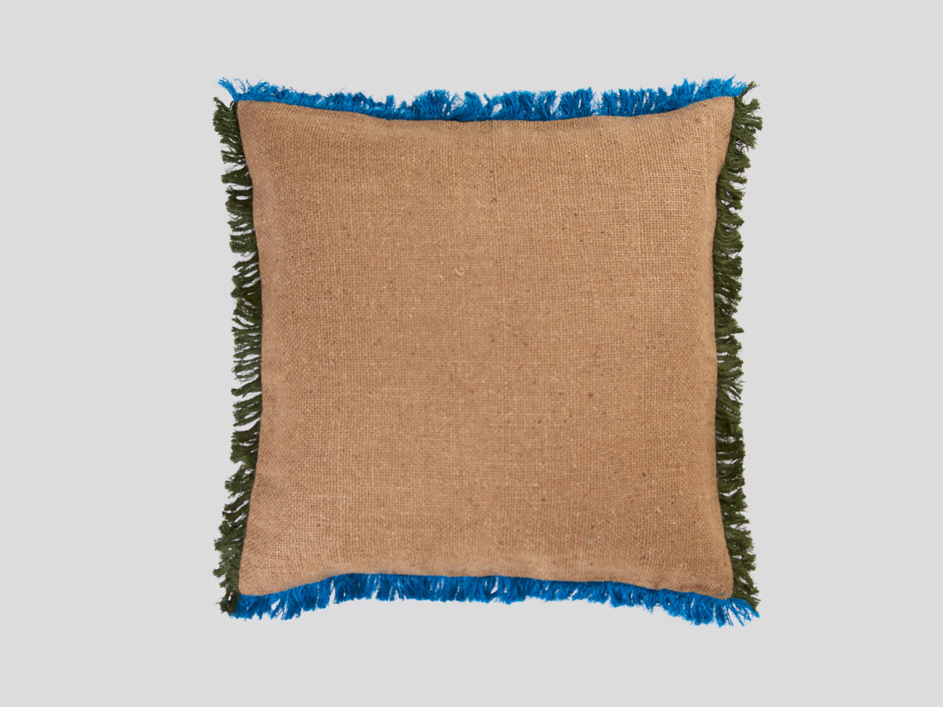Dutch Widcombe, Hand Embroidered Cushion by Jupe by Jackie