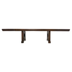 Widdicomb Asian Inspired Midcentury Mahogany Extended Dining Table