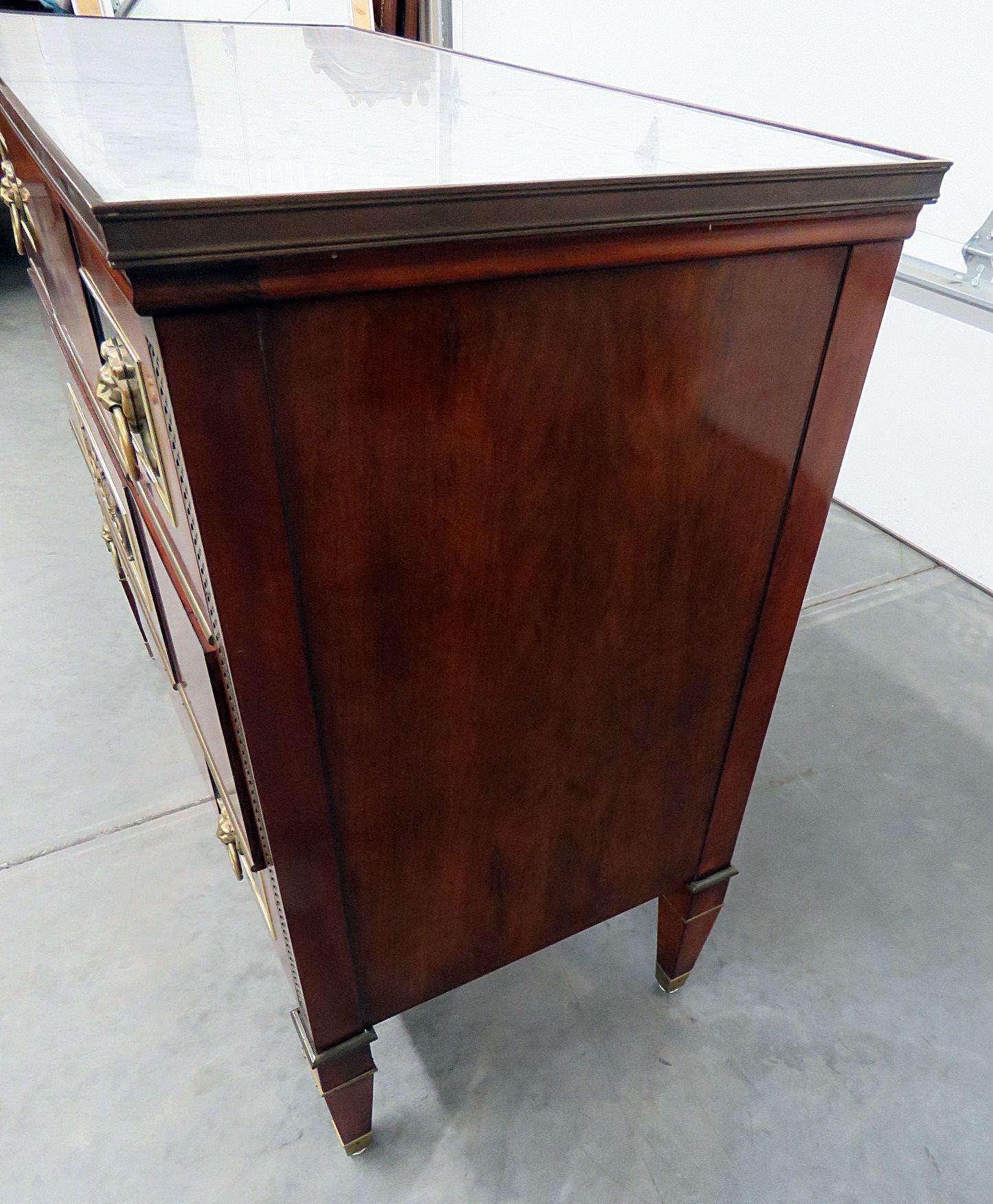 Widdicomb Directoire Style Marble Top Commode 1