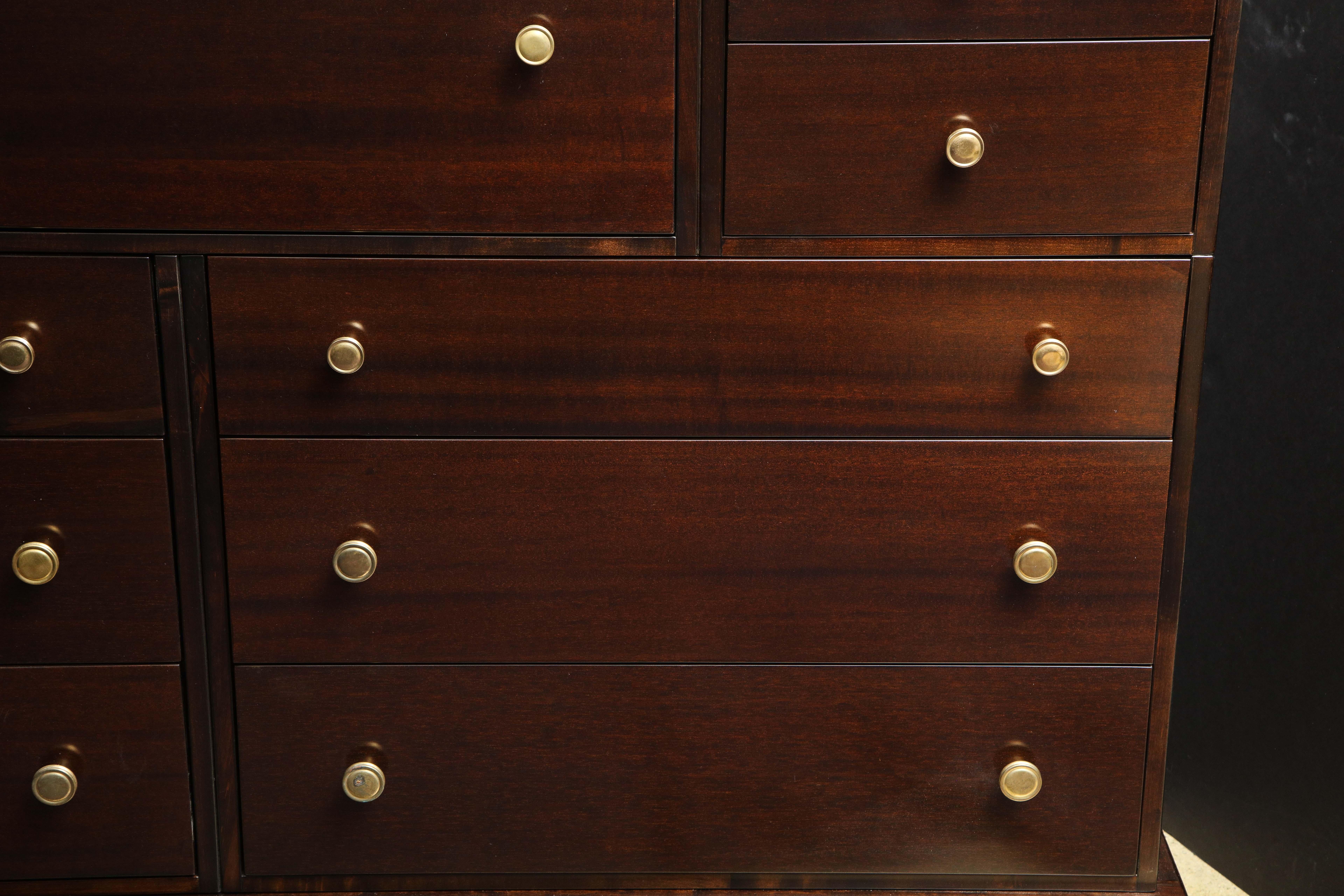 Mid-Century Modern Widdicomb, Mid-Century Double Chest of Drawers For Sale