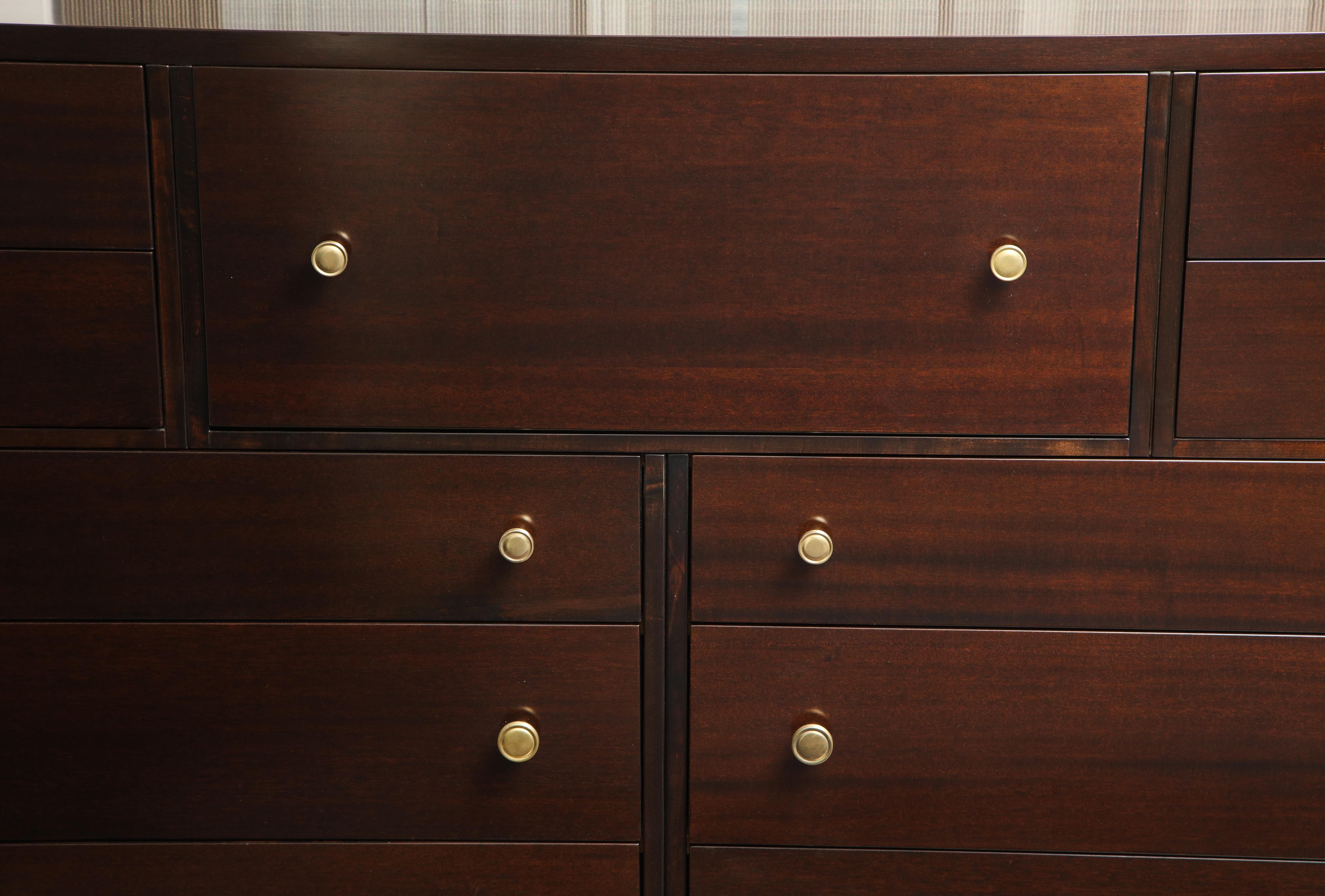 American Widdicomb, Mid-Century Double Chest of Drawers For Sale