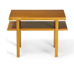 Widdicomb Mid-Century American Blond Maple Cantilever Side / End Table