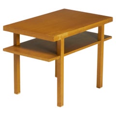 Widdicomb Mid-Century American Blond Maple Cantilever Side / End Table