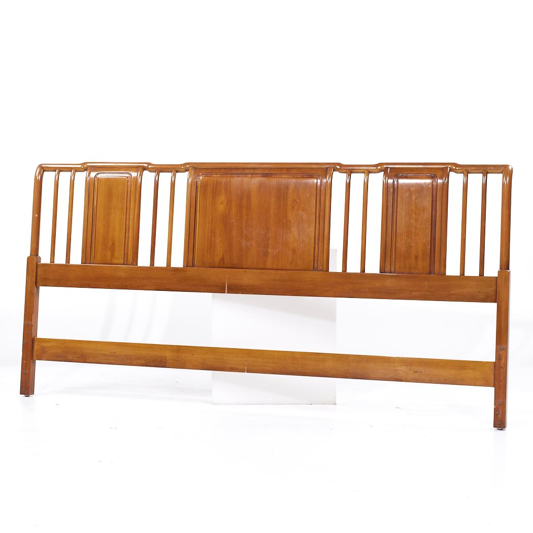 Mid-Century Modern Widdicomb Mid Century King Walnut Headboard For Sale