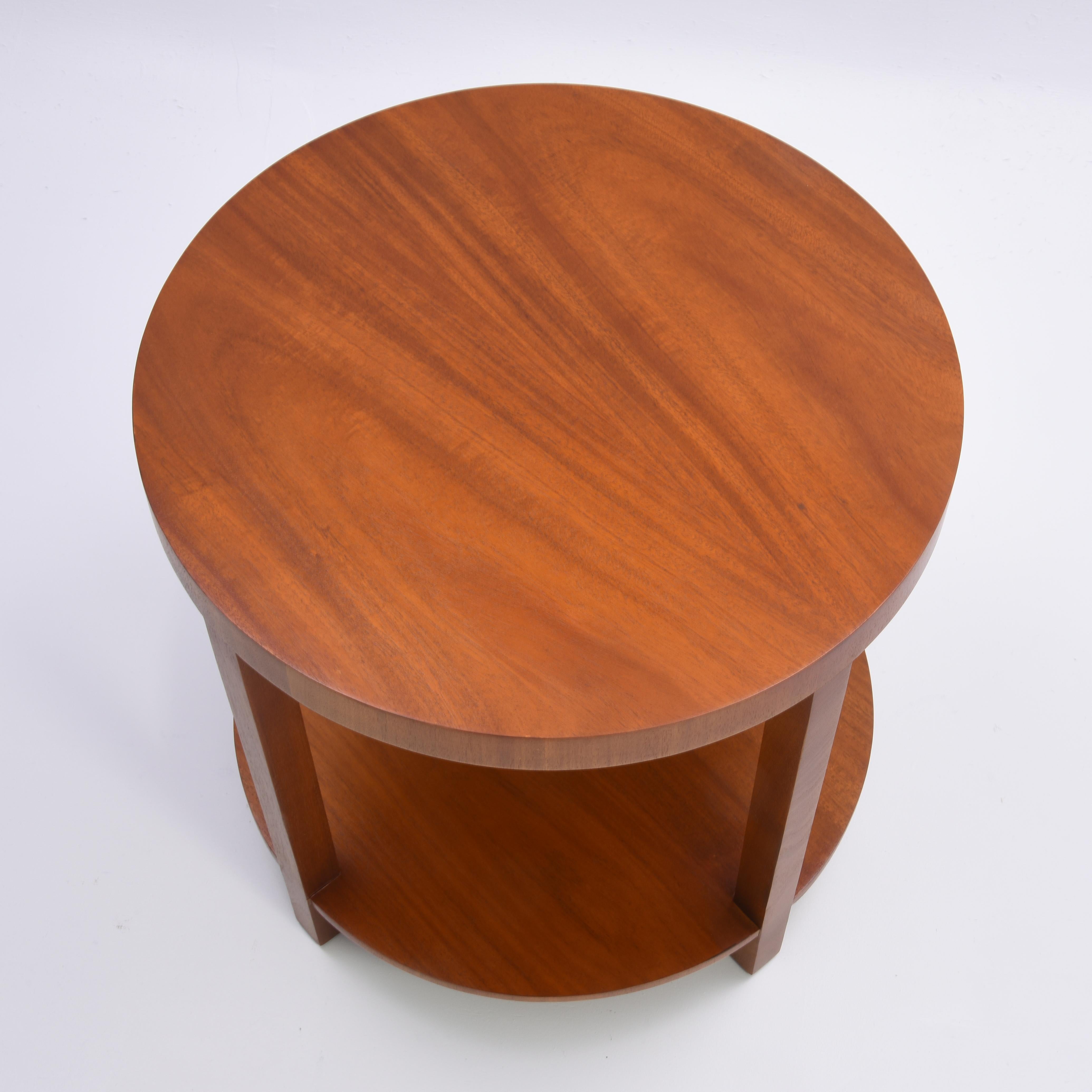 Widdicomb Mid Century Modern Round Lamp Table T.H. Robsjohn Gibbings 1947 For Sale 1