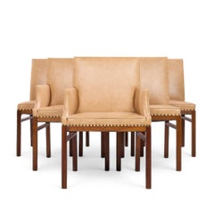 Widdicomb Mid Century Walnut Dining Chairs - Set of 6