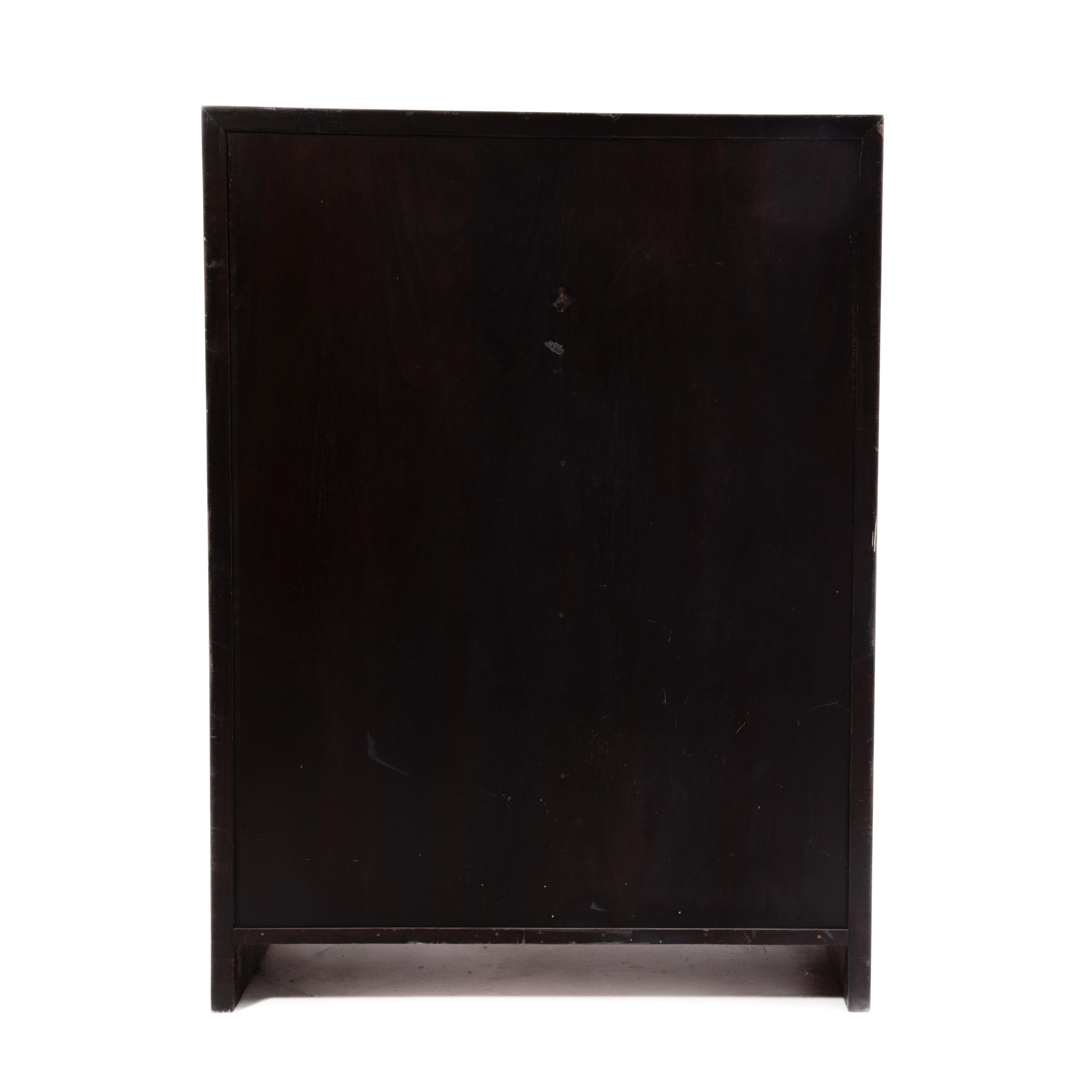 Noce Widdicomb, cassettiera a cinque cassetti in legno di noce del Medioevo, restaurata in vendita