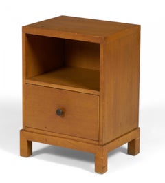 Widdicomb Modern American Mid-Century Walnut Single Drawer Nightstand