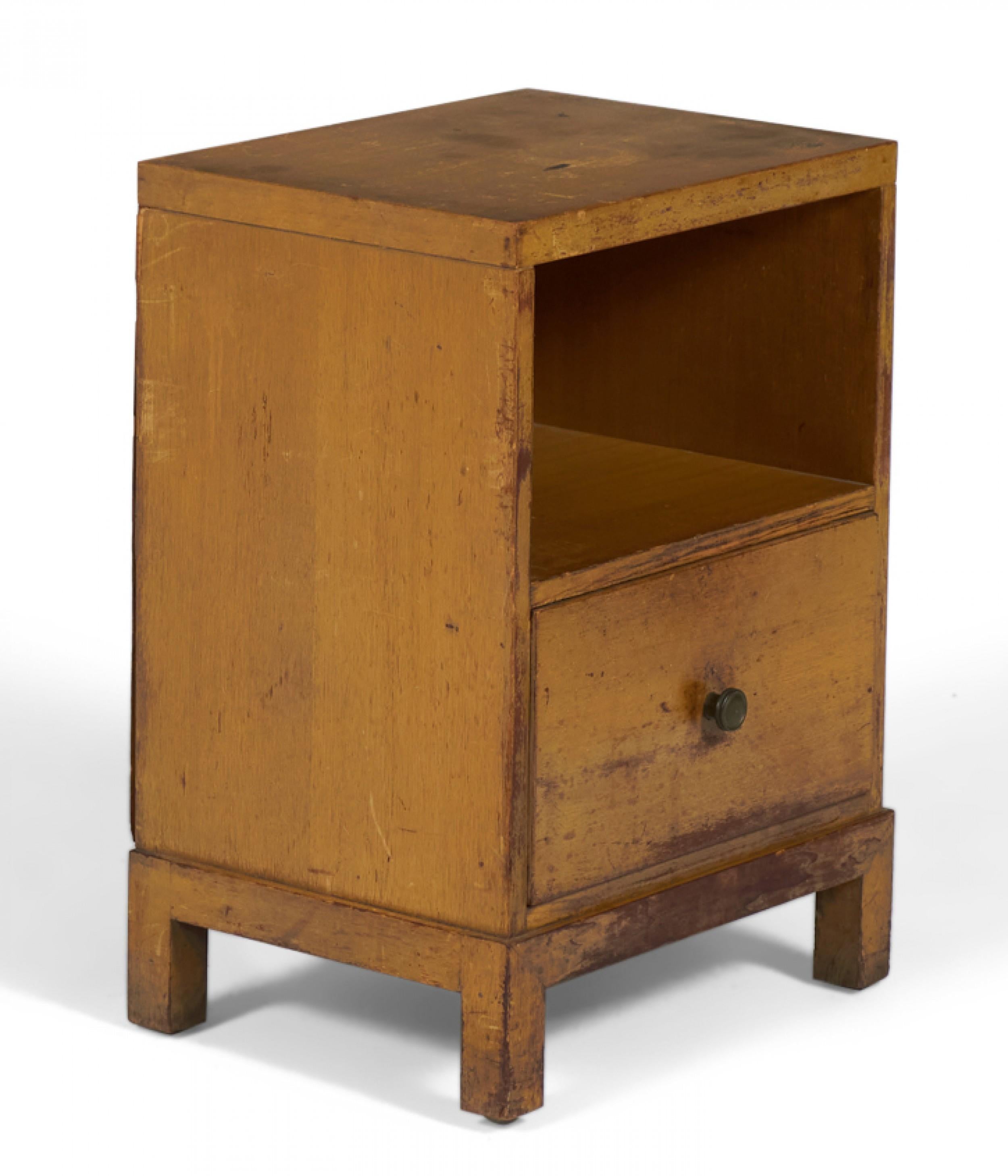 Widdicomb Modern American Mid-Century Walnut Single Drawer Nightstand 2