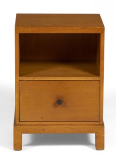 Widdicomb Modern American Mid-Century Walnut Single Drawer Nightstand