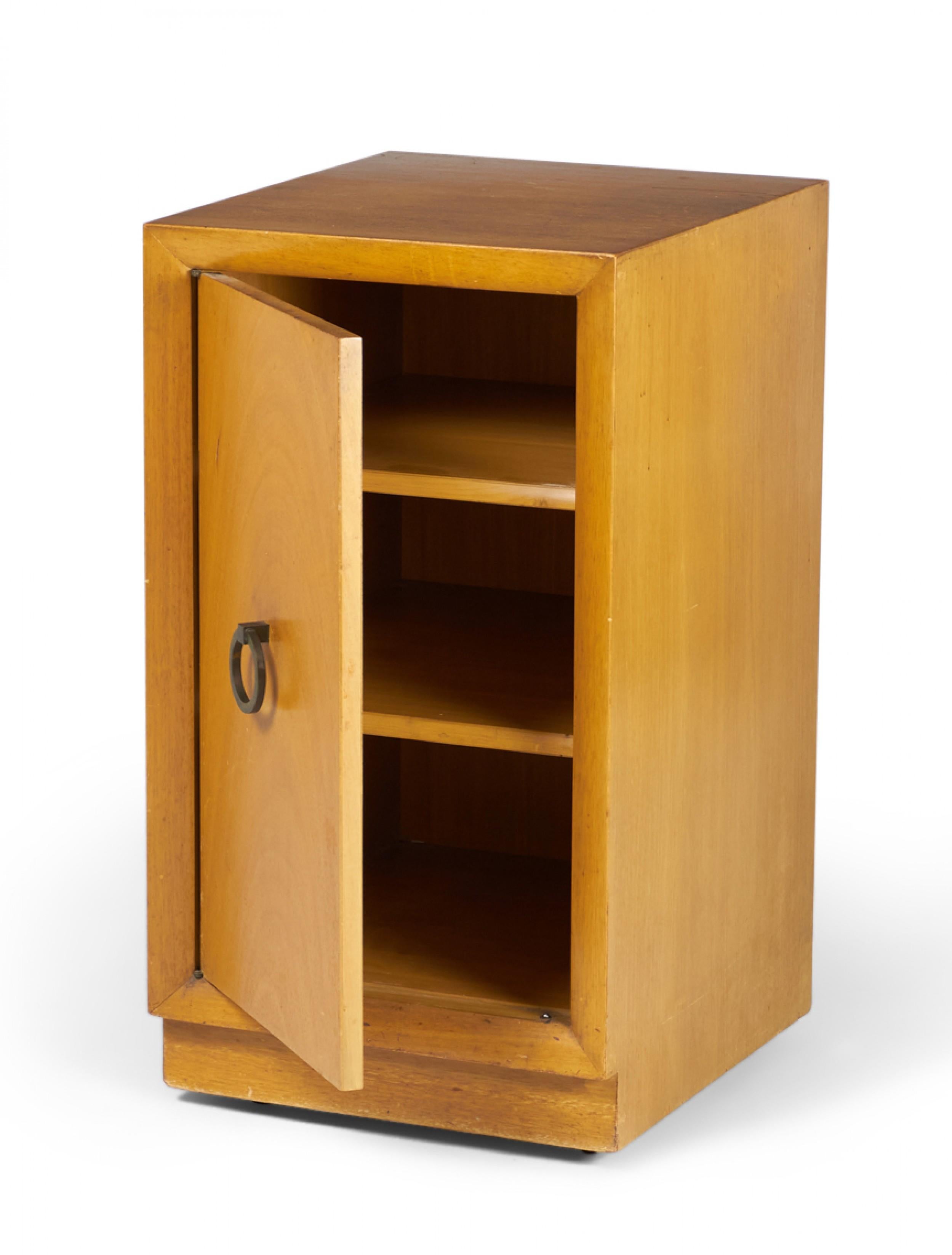 Widdicomb Modern Blond Maple Tall Single-Door Cabinet / Nightstand For Sale 3