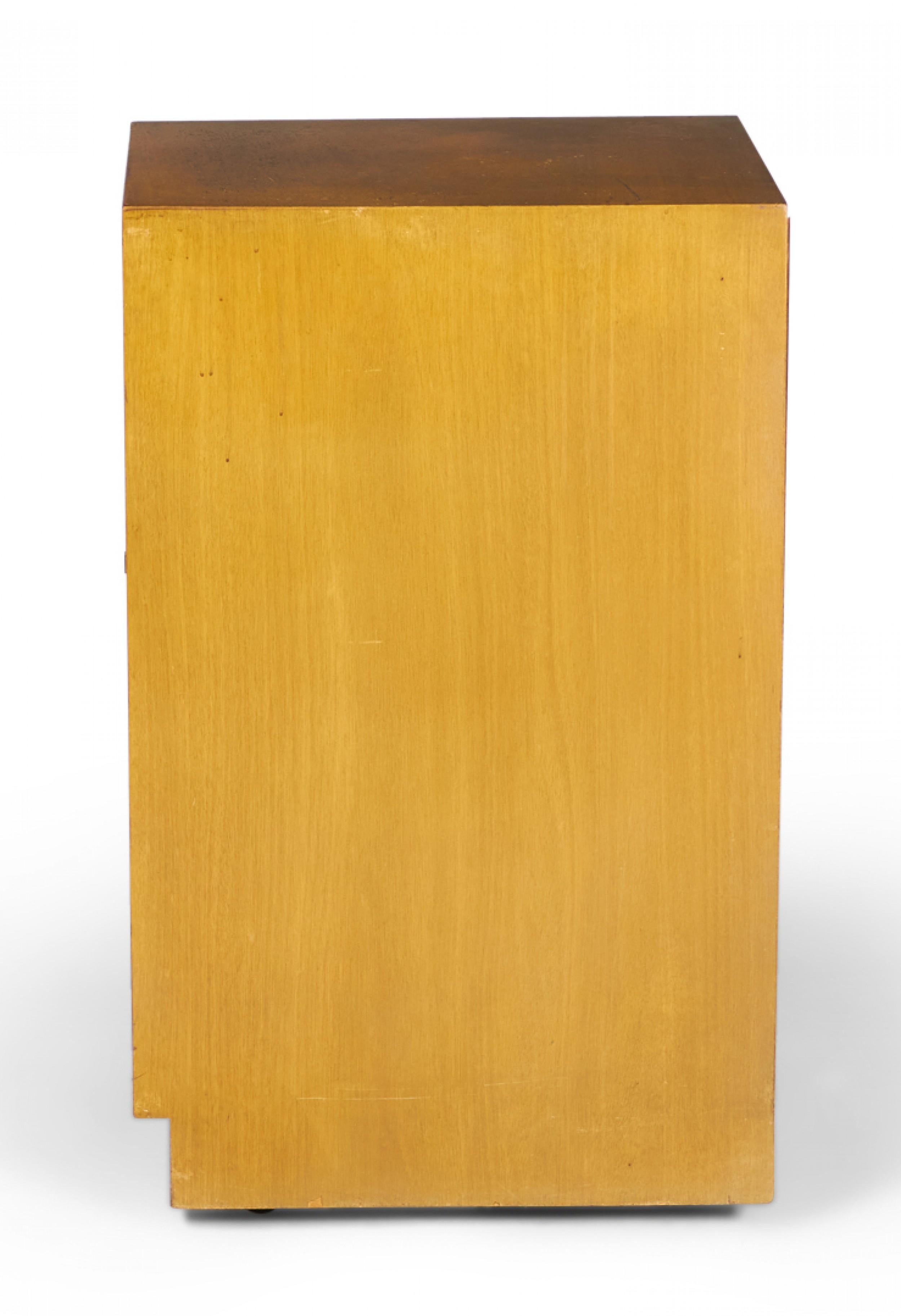 Mid-Century Modern Widdicomb Modern Blond Maple Tall Single-Door Cabinet / Nightstand For Sale